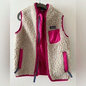 Kids Patagonia Retro-X fur vest size 5T